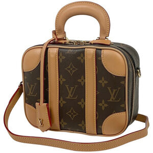 Louis Vuitton Valisette Shoulder Bag Handbag Monogram Brown